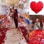 Imagem de 1.000 Pétalas De Rosas Artificiais Vermelha Casamento Noivas