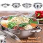 Imagem de 1/2/3 Nível de aço inoxidável Steamer Cooker Set Cozinha Steame