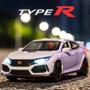 Imagem de 1:32 HONDA CIVIC TYPE-R Modelo De Carro Diecast Brinquedo Com Som Luz Veículo De Metal Para Crianças