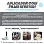 Imagem de 1 Aplicador De Stretch + 5 Rolos De Plastico Filme Transp