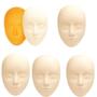 Imagem de 1 Base + 5 Refil Rosto Treino 5d Pele Artificial Micro