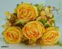 Imagem de 1 Buque Misto C/7 Flores Rosas Complementos Artificial 43cm