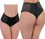 Imagem de 1 Calcinha feminina Plus size Luciana, fio duplo,microfibra e renda