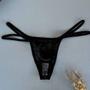 Imagem de 1 Calcinha Fio Dental Pompom Sexy Tule Transparente Sensual