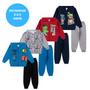 Imagem de 1 Conjunto Moletom Menino Roupa Infantil Inverno Masculino