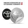 Imagem de 1 Emblema Toyota Prata 48 mm para Calota Aro 13 14 15