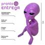 Imagem de 1 Estatua em Resina Mini Alienígena E.T Extraterrestres Enfeite Coleção