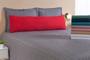 Imagem de 1 Fronha Para Travesseiro de Corpo Xuxão Verde Tifany 1,27 x 0,37 Com Zíper Percal Flex 400 fios