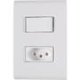 Imagem de 1 Interruptor +1 Tomada 2P+T Liz 10A/250V -Tramontina