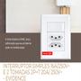 Imagem de 1 Interruptor Simples E 2 Tomada 2p+t 20a/250v Fame Kit 12