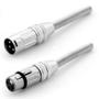 Imagem de 1 Kit com Plugs Canon XLR Macho e Fêmea 3 Pinos com Molas