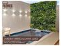 Imagem de 1 m² Jardim Vertical artificial linha luxo volumoso pronto para uso fácil instalação proteção UV