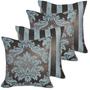 Imagem de 1 Manta Xale Para Sofá E Cama Dupla Face + 4 Capas 45x45cm