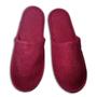 Imagem de 1 Par Chinelo Pantufa Slim Plush Aveludado Feminino Vermelho 41/42 Cód. 717