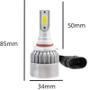 Imagem de 1 Par Lampada Led Automotiva 9006 HB4 AAA TOP