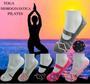 Imagem de 1 Par Meia Sapatilha Yoga Pilates Feminina N 34a39 coloridas com ANTIDERRAPANTE
