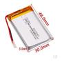 Imagem de 1 Peça 503048 C/ 2 Fios 1200mah 3,7v  5mm X 30mm X 48mm -