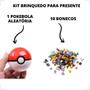Imagem de 1 Pokebola Pokemon Brinquedo + 10 Bonecos Infantil