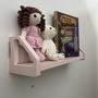Imagem de 1 Prateleira infantil rosa decorativa quarto menina 60cm