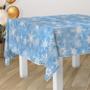 Imagem de 1 Toalha Mesa Festa Tnt Estampado Floco Neve Frosen 140x500