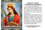 Imagem de 10.000 Santinho Santa Catarina de Alexandria (oração no verso) - 7x10 cm