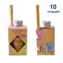 Imagem de 10 Aromatizador Ambiente Algodão Doce Difusor Aroma Vareta Perfume Casa 100ml Luz Aroma - Envio Já