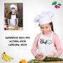 Imagem de 10 Avental Infantil Menina Menino Vida Pratika Mini Chef Branco