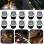 Imagem de 10 Balizadores Spot Pvc Led Smd 3W Branco Quente De Embutir