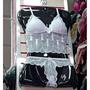 Imagem de 10 Cabide Collant Busto Manequim Pvc Feminino Preto