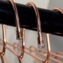 Imagem de 10 Cabides Adulto Cor Rose Gold Arame Metal Tintureiro