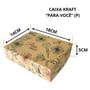 Imagem de 10 Caixas Kraft Para Presente Com Tampa Sem Visor 14X18X5cm