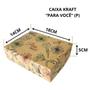 Imagem de 10 Caixas Kraft Para Presente Com Tampa Sem Visor 14X18X5Cm
