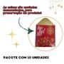 Imagem de 10 Caixas Panetone Maleta 500g HO HO HO Natal Luz C3940 Ideia