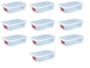 Imagem de 10 Caixas Plásticas Com Tampa Transparente Multi Uso 1,3 L