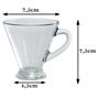 Imagem de 10 Canecas de Vidro Cappuccino Café Chocolate Xícara 100ml