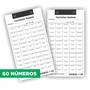 Imagem de 10 Cartelas da sorte c/ 60 NUMEROS