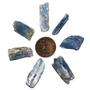 Imagem de 10 Cianita Azul Lamina Bruto Pedra Natural 10 a 30mm Class B