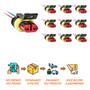 Imagem de 10 Conector Chicote Lanterna LED Lateral Noma 2 vias