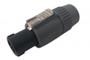 Imagem de 10 Conector Plug speakon 4 vias macho cinza com trava