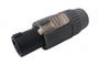 Imagem de 10 Conector Plug speakon 4 vias macho cinza com trava
