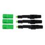 Imagem de 10 conector sc apc tipo c  rosca  verde