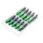 Imagem de 10 conector sc apc tipo c  rosca  verde