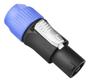 Imagem de 10 Conector Speakon Macho Linha 4 Vias Resistente Com Trava