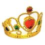 Imagem de 10 Coroas Princesa Rainha Dourada Festas Fantasia Infantil