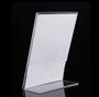 Imagem de 10 Display L Expositor 21x15 Acrílico Cardápio Pix Qr A5 ver