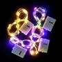 Imagem de 10 Fios De Fada 30 LEDs A Bateria 3 Funções Pisca Color