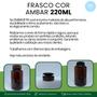 Imagem de 10 Frascos Para Comprimidos 220ml Com Tampa Flip-Top