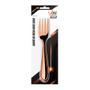 Imagem de 10 Garfos Cozinha Aco Inox Rose Gold Mesa Utensilios