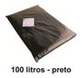 Imagem de 10 Kg Saco De Lixo 100 Litros Preto 100l Reforçado 0,18 Micr