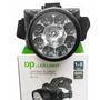 Imagem de 10 Lanterna De Cabeça Dp De 09leds Black Recarregavel Dp-781